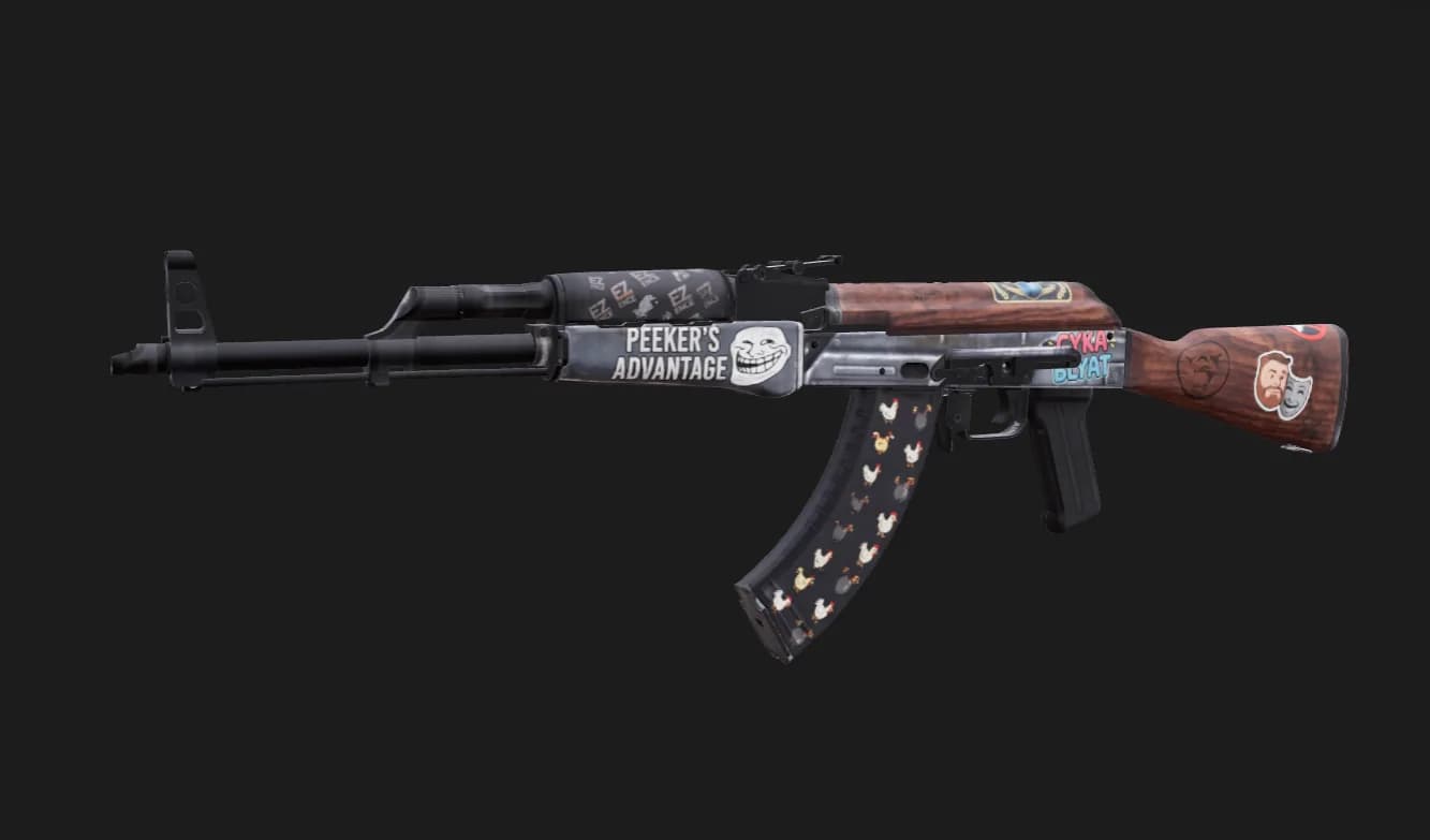 AI generated weapon skin texture example for CS2 creators