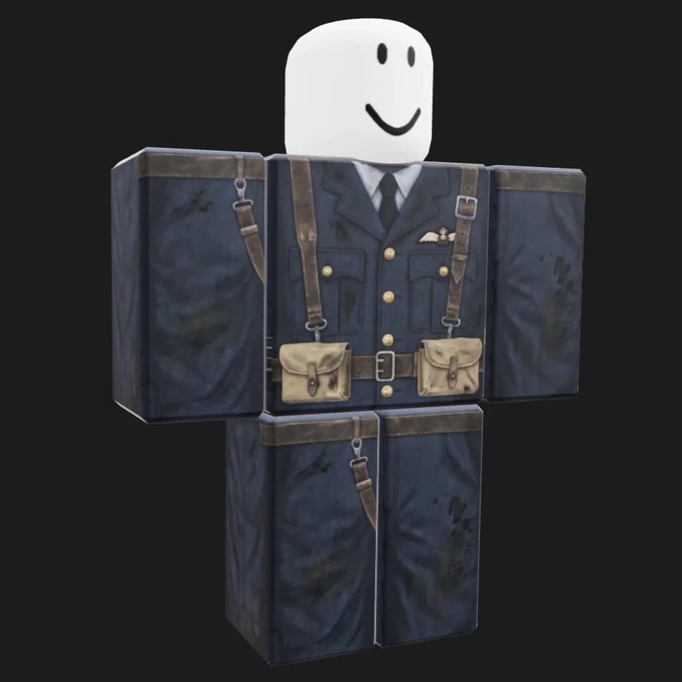 AI generated clothing texture example for Roblox creators