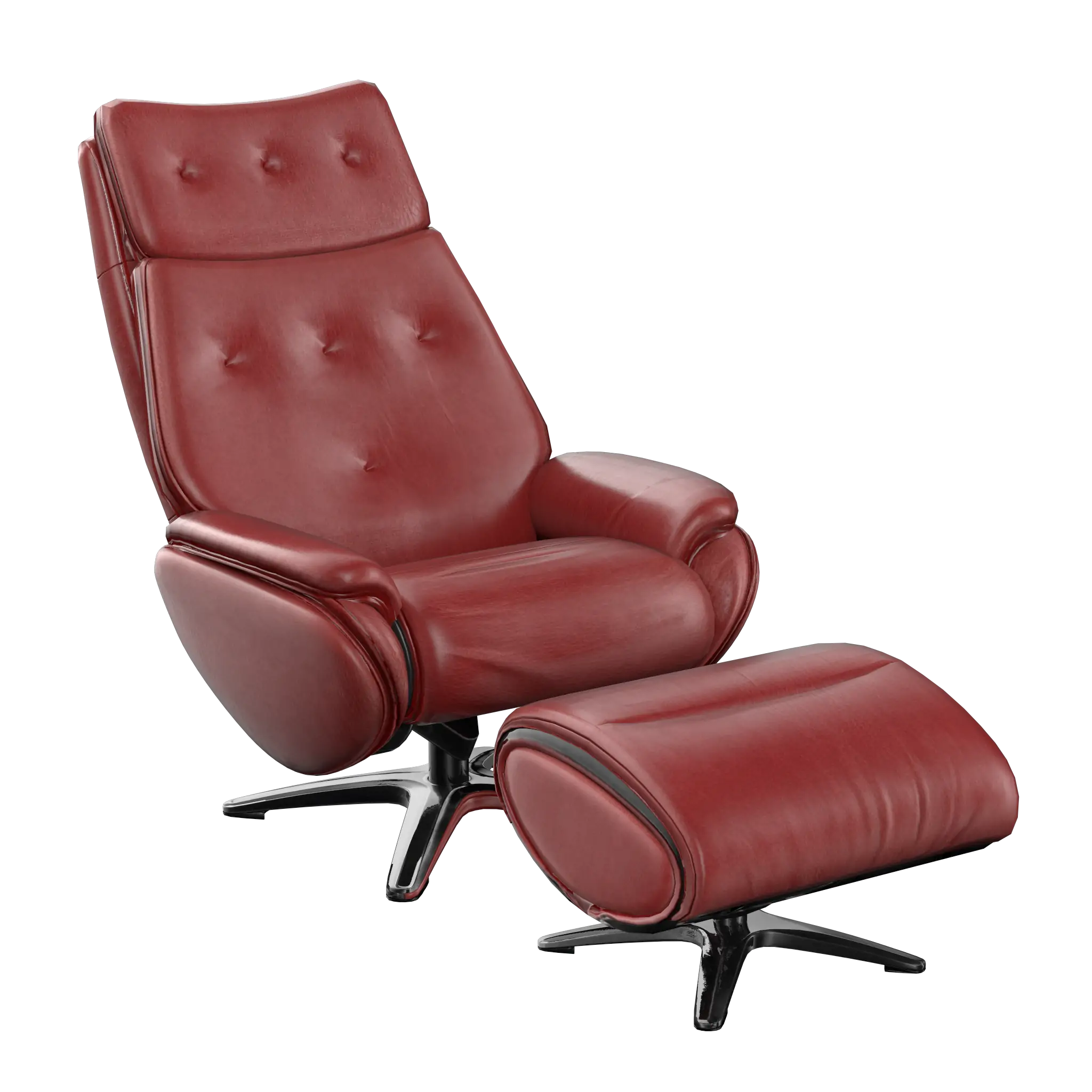 Office chair retextured in AAA Photorealistic style