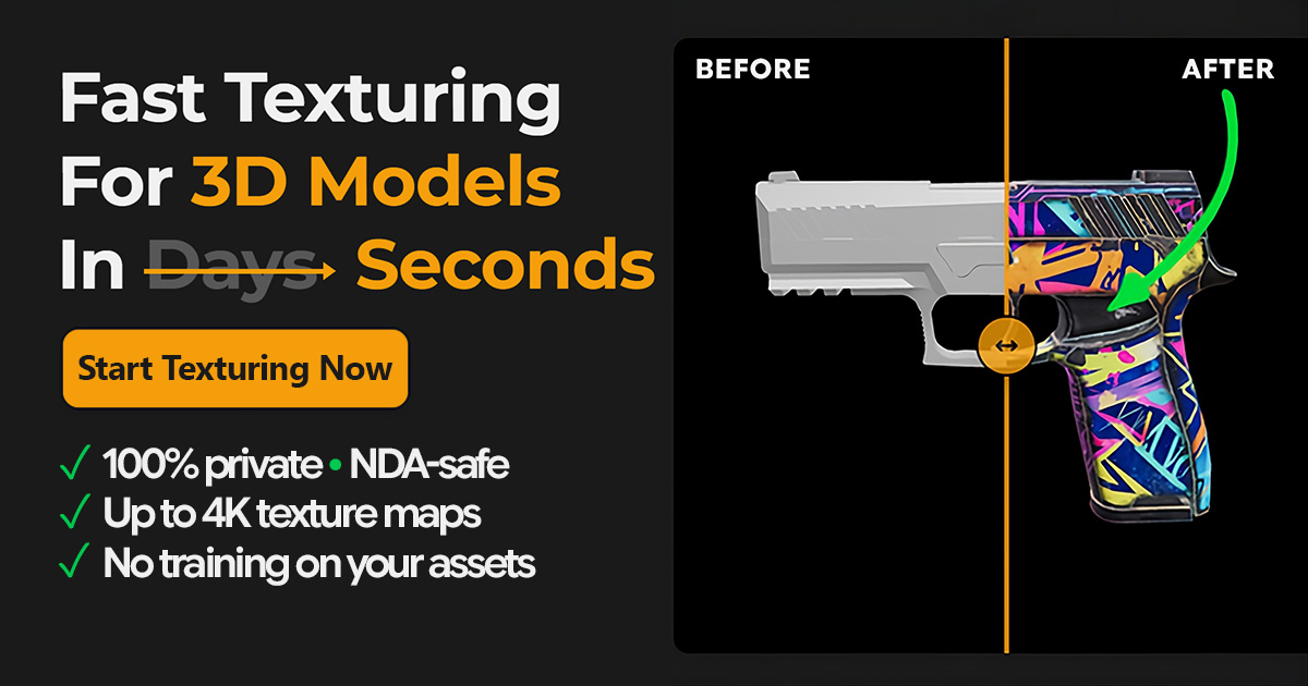 TextureFast - Fast Texturing For 3D Models In Seconds